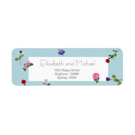 Elegante Moderne, einfache Rücksendeadresse