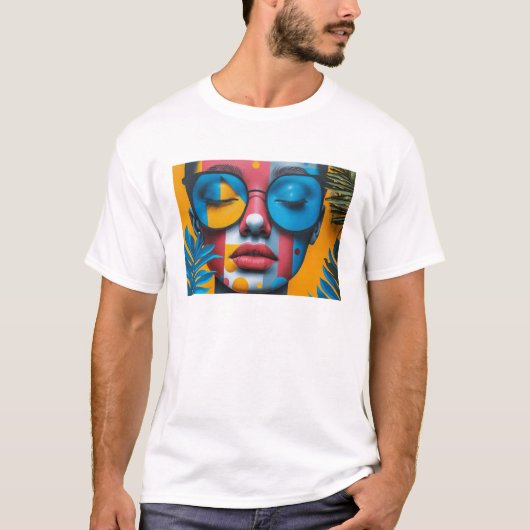 Elegante moderne, einfache und benutzerfreundliche T-Shirt (Vorderseite)