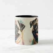 Elegante moderne, einfache und benutzerfreundliche zweifarbige tasse (Mittel)