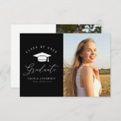 elegante, moderne Einladung und Ankündigung (Vorne/Hinten)