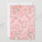 Elegante Moderne Einladungen für Hochzeiten (Rückseite)