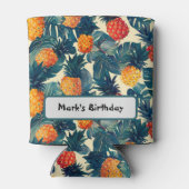 Elegante Moderne, einzigartige Chic Geburtstagspar Dosenkühler (Rückseite)