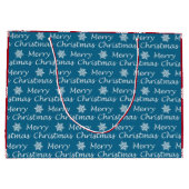 Elegante Moderne Fa. La La La Große Geschenktüte (Rückseite)