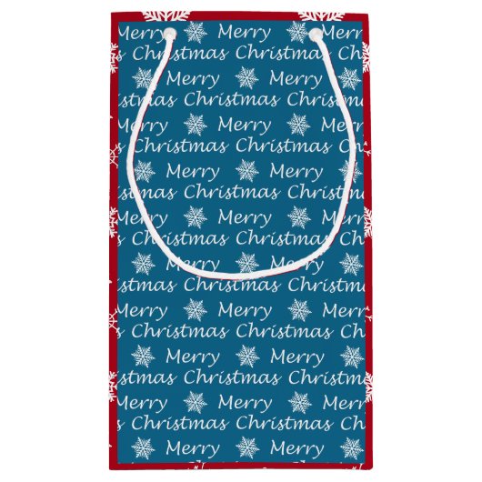 Elegante Moderne Fa. La La La Kleine Geschenktüte (Rückseite)