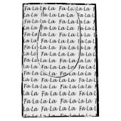 Elegante Moderne Fa. La La La Mittlere Geschenktüte (Vorderseite)