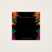 Elegante, moderne, farbenfrohe Blume (Vorderseite)