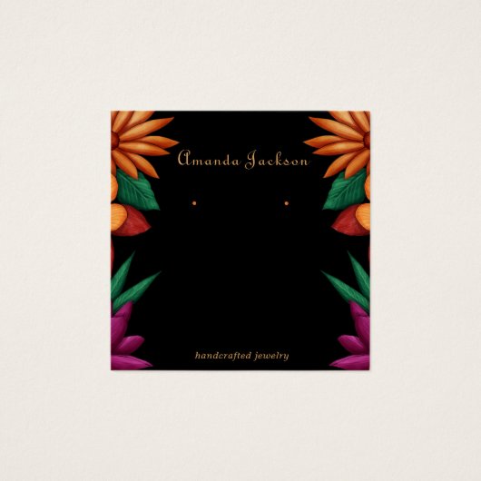 Elegante, moderne, farbenfrohe Blume (Vorderseite)