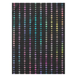 Elegante moderne farbenfrohe Perlen Kreise Dots Mu Tischdecke