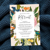 Elegante moderne Florals Ladys'Retreat Elfenbeinkü