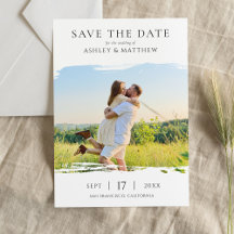 Elegante moderne Foto-Hochzeit - Rettet das Datum