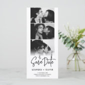 Elegante moderne Foto-Stand-Hochzeit sparen das Da (Stehend Vorderseite)