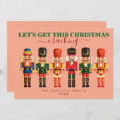 Elegante Moderne Funny Pink Nutcracker Weihnachten (Vorne/Hinten)