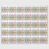 Elegante moderne Gänseblümchen-Blume Geschenkpapier (Flach)