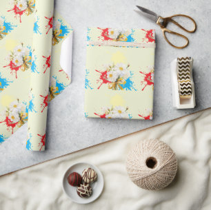 Elegante moderne Gänseblümchen-Blume Geschenkpapier