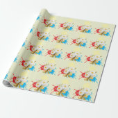 Elegante moderne Gänseblümchen-Blume Geschenkpapier (Ungerollt)