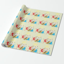 Elegante moderne Gänseblümchen-Blume Geschenkpapier