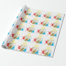 Elegante moderne Gänseblümchen-Blume Geschenkpapier