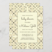 Elegante moderne Gender Neutral CUSTOM BABY SHOWER Einladung (Vorne/Hinten)