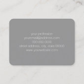 Elegante, moderne, geometrische Dreiecke rosa Visitenkarte (Rückseite)