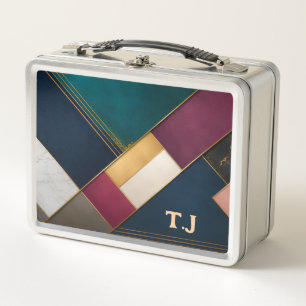 Elegante moderne geometrische Lunchbox mit individ
