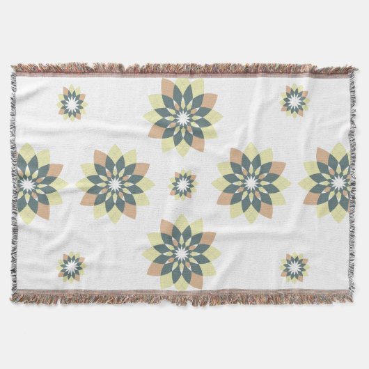 Elegante moderne geometrische Sternenbursts Decke (Vorderseite)