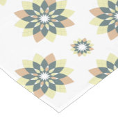 Elegante moderne geometrische Sternenbursts Kurzer Tischläufer (Ecke)