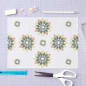 Elegante moderne geometrische Sternenbursts Seidenpapier (Handwerk)