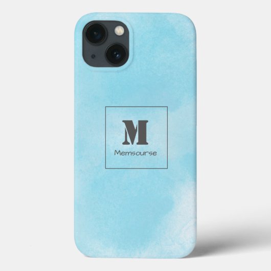 Elegante moderne Geschenke Luxury Blue Cloud Case-Mate iPhone Hülle (Rückseite)
