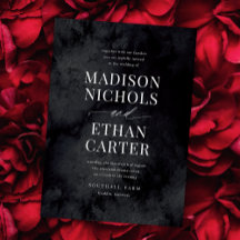 Elegante Moderne Glam Black Goth Hochzeit