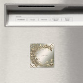 Elegante Moderne Gold Dekorative Magnet (In Situ (Geschirrspüler))