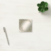 Elegante moderne Gold Dekorative Post it Notes Post-it Klebezettel (Büro)