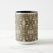 Elegante Moderne Gold dekorative Tasse (Zentrum)