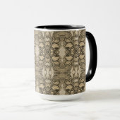 Elegante Moderne Gold dekorative Tasse (VorderseiteRechts)