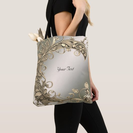 Elegante Moderne Gold Dekorative Traumtasche Tasche (Von Nahem)