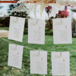 Elegante moderne Gold Wedding Seating Chart Cards Einladung<br><div class="desc">Moderne elegante Gold Wedding Seating Chart Cards: Nutzen Sie diese romantischen goldenen Kalligrafiestabelle für Ihre Sitzkarte bei Ihrer Hochzeit oder Veranstaltung. Dieses Design enthält das Wort "Tisch" in einer eleganten Goldkalligraphie. Es ist Set in Gold, aber man kann die Farbe zu allem ändern, was man will! Klicken Sie einfach auf...</div>