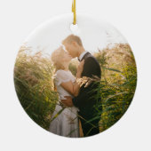 Elegante moderne Goldene Geometrie - Unser erstes  Keramik Ornament (Hinten)