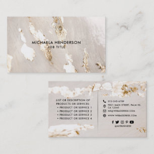 Elegante moderne Goldfolie & Social-Media-Symbole Visitenkarte