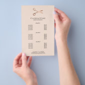 Elegante, moderne Goldschere der Rose Flyer (Handgriff)