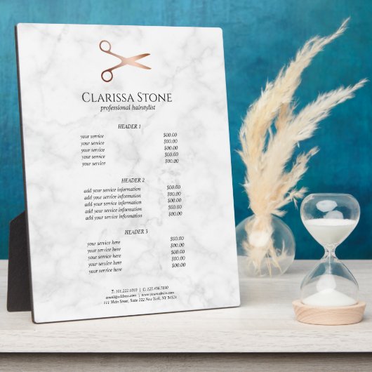 Elegante moderne Goldschere der Rose Fotoplatte (Seite)