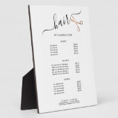 Elegante moderne Goldschere der Rose Fotoplatte (Seite)