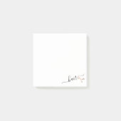 Elegante, moderne Goldschere der Rose Post-it Klebezettel (Vorderseite)