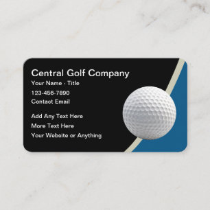 Elegante moderne Golf Geschäft Visitenkarte