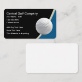 Elegante moderne Golf Geschäft Visitenkarte (Vorne/Hinten)