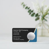 Elegante moderne Golf Geschäft Visitenkarte (Stehend Vorderseite)