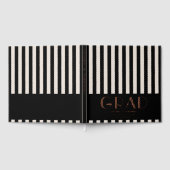 Elegante Moderne Graduiertenparty - Gästebuch (Voll)