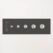 elegante, moderne graue Perlen Yogamatte (Rückseite (Horizontal))