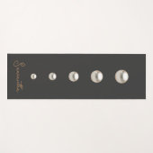 elegante, moderne graue Perlen Yogamatte (Vorderseite (Horizontal))