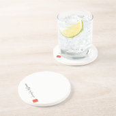 Elegante moderne Handschrift Schlicht Beruflich Getränkeuntersetzer (Seite)