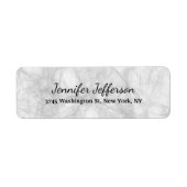 Elegante moderne Handschrift Schlicht Grau (Vorne)