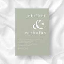 Elegante, moderne Heirat